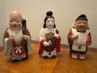 Vintage   Hakata Mimasu Dolls   Japanese 7 Lucky Gods   Porcelain 4 1 2  Figures