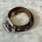 Rhinestone Heart Belt