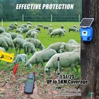 Solar Powered Fence Charger 5w Electric Fence Energizer For Livestock Horse Goat