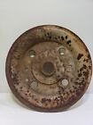 Vintage Cast Iron Wheel 2x12    Industrial Cart Pulley Gear Steam Punk Lamp Base