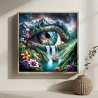 Eyes Diamond Painting Kits For Adult Beginners  Waterfall Landscape 5d Diamond A