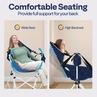 Portable Camping Chair Hammock Chair 400lbs Swing Chair Adjustable Back Support