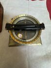 Vintage Dietzgen Pocket Transit Surveying Compass Tool With Leather Case