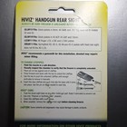 Hiviz Litewave Handgun Rear Sight Steel Glock Green