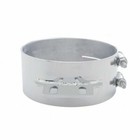 Up Exhaust Butt Joint Clamp For 8  Peterbilt Stack W tab Stainless  10322 Each