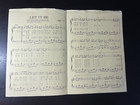Ultra Rare  The Beatles   let It Be  Japan China -sheet Music 3841