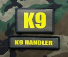 K9 Handler Od Green And Gold Patch Set Sheriff Border Patrol Swat