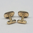 Vintage Anson Caduceus Cufflinks Mother Of Pearl Gold Tone Medical Doctor Nurse