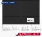 9  X 12  Presentation Folders   Two Pocket   Midnight Black   100lb  Cover   10