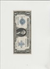 1923  1 One Dollar Silver Certificate Note Horse Blanket Large Size Banknote 