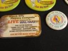 Lot Of 9 Advertising Pin Back Buttons Vintage To Now