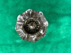 Pair Reclaimed Early 1900 s Brass Shank Octagon Glass Door Knobs  Free S h