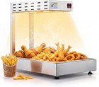 French Fry Warmer - Commercial Heat Lamp Food Heat Light Infrared Heater Silver