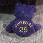 Salvino s Bamm Beano s Mcgwire  25 Purple Plush Bear 1998 Vintage 3 