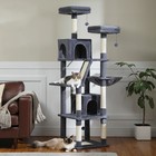 Large Cat Tree Tall Tower For Indoor Cats Condo Scratching Posts Perches Caves