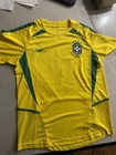 Ronaldo Nazario Signed Brazil Fc Home Soccer Jersey  9 With Beckett Coa