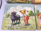 Vintage Child   s Puzzles Fairy Tales P   M Co  Cardboard Tray Great Graphics
