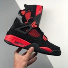 New Jordan 4 Retro Red Thunder Ct8527-016 Size 4-13