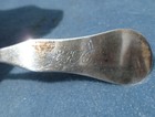 Early American Coin Silver Spoon  6 Inch Reed   Slader
