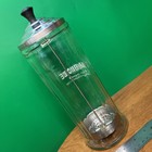 Vtg Barber s Salon Glass Barbicide Disinfectant Germicide Comb Jar King Research