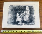 Vtg 1964 Lithograph The Fisher People Signed Lsho Ltd Ed  10 Fishing Fisherman