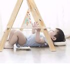 Golener Baby Play Gym Wooden Baby Gym With 6 Infant Activity Toys Foldable New