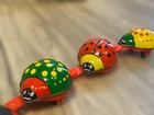 Vintage Japanese Tin Toy Wind Up Ladybug Insect Beetle Showa Retro