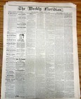 Lot Of 5 Rare Originl Tallahassee Florida Newspapers 1883-1885 Weekly Floridian 