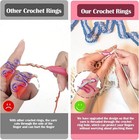 Adjustable Crochet Ring For Finger  Crochet Yarn Tension Rings For Crocheting  M