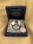 Vintage 1965 To 1967- 900 Silver Egyptian Salt Cellar - Spice Tray   Case Egypt