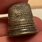 Vintage Sterling Silver 925 Sewing Thimble Small Size 2  3 4    Tall 5 8    Diameter