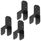 8 Pcs 2x4 2x6 Post Caps Tie Bracket  Pergola Brackets  Joist Hanger Connector