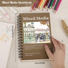 4 Pack Mixed Media Sketchbook  5 5x8 5 5 5 X 8 5 Inch  4 Pack   Landscape