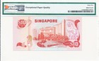 Board Of Comm  Of Currency Singapore  10 Nd 1979-80  S no 5x5222 Pmg  65epq
