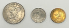 Old Us Coin  lot Of 3  Eisenhower  Susan B Anthony And Sacagewea presidential