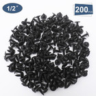 200pcs  8    1 2    Modified Truss Head Wood Screws  Phillips Drive  Black Wood Scr