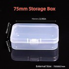 4pc Small Plastic Storage Container Box Diy Coins Screws Jewelry Travel Beads Us