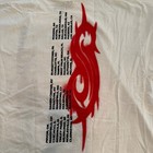 White Slipknot Graphic T-shirt 2xl 0013
