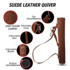 Back Arrow Quiver Genuine Suede Leather Arrow Holder Traditional Handmade Quiver