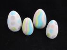 Wood Pastel Color Eggs 12pc Bowl Fillers Primitves By Kathy 2261 Easter New