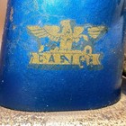 Vintage 1940s Casige Toy Sewing Machine Blue Germany Working Hand Crank Childs