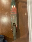 Vintage 1940 s Radio Line Metal Push Scooter W  Stand Emblem   Rubber Tires