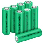  8 Pack 3 7v 2500mah Rechargeable Lithium Batteries For Flashlights  Headlamps 
