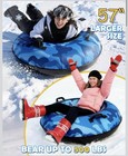 Snow Tube With 600d Oxford Cover  Heavy Duty Snow Sled  Inflatable Cold Resistan