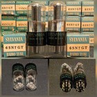 Sylvania 6sn7 Gt Tube 1951 Bad Boys Chromed Foil Vt-231 Class Matched Set