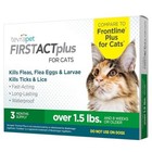  Firstact Plus Flea And Tick Topical For Cats Over 1 5lbs  3 Dose 3 Doses