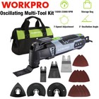 Workpro Oscillating Multi-tool Kit 3 0amp Corded Replaceable Oscillating Saw Set