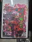 Test Rare Silk Screen White Stripes  hair Spray Moves Wallingford Concert Poster