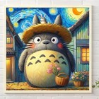 Diamond Painting Kit For Adults  5d Full Drill Van Gogh Starry Night Style Anim 