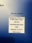 Copier Transparency Film  8 1 2  X 11  100 Sheets